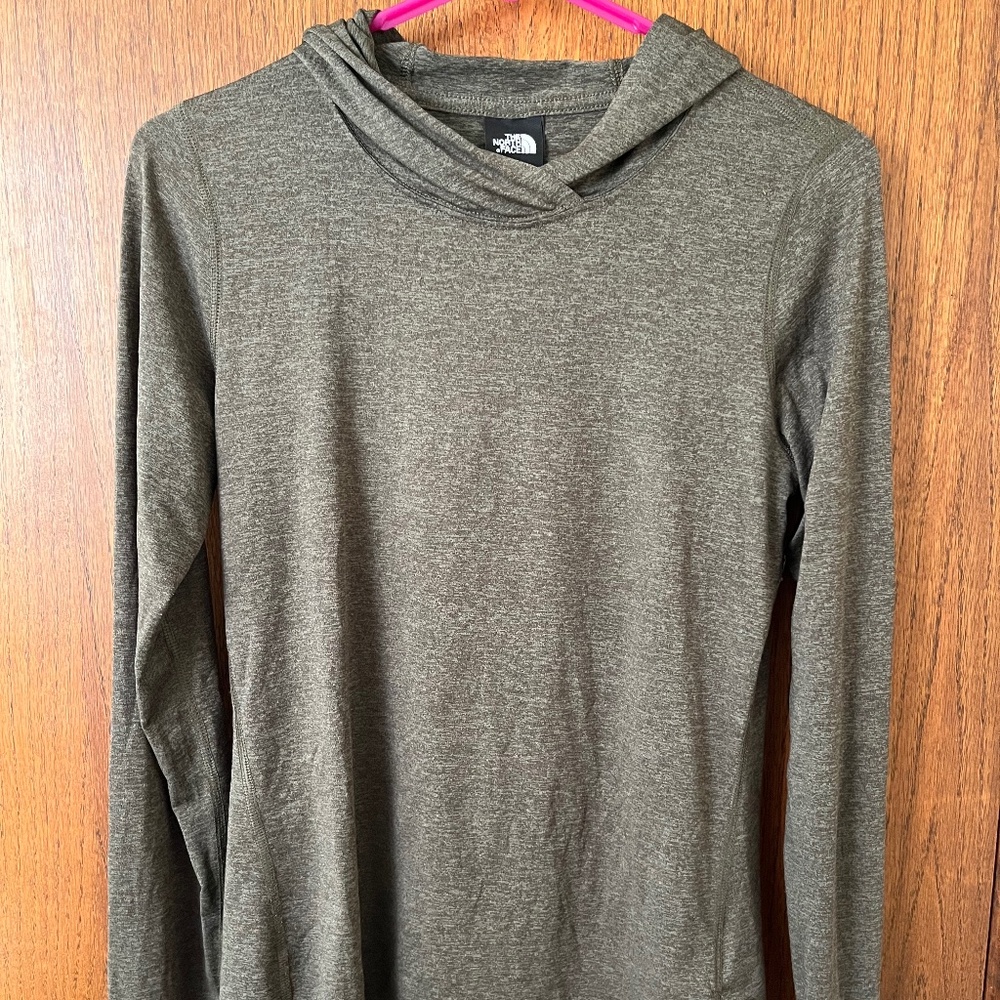 North Face Hooded Shirt Size XS